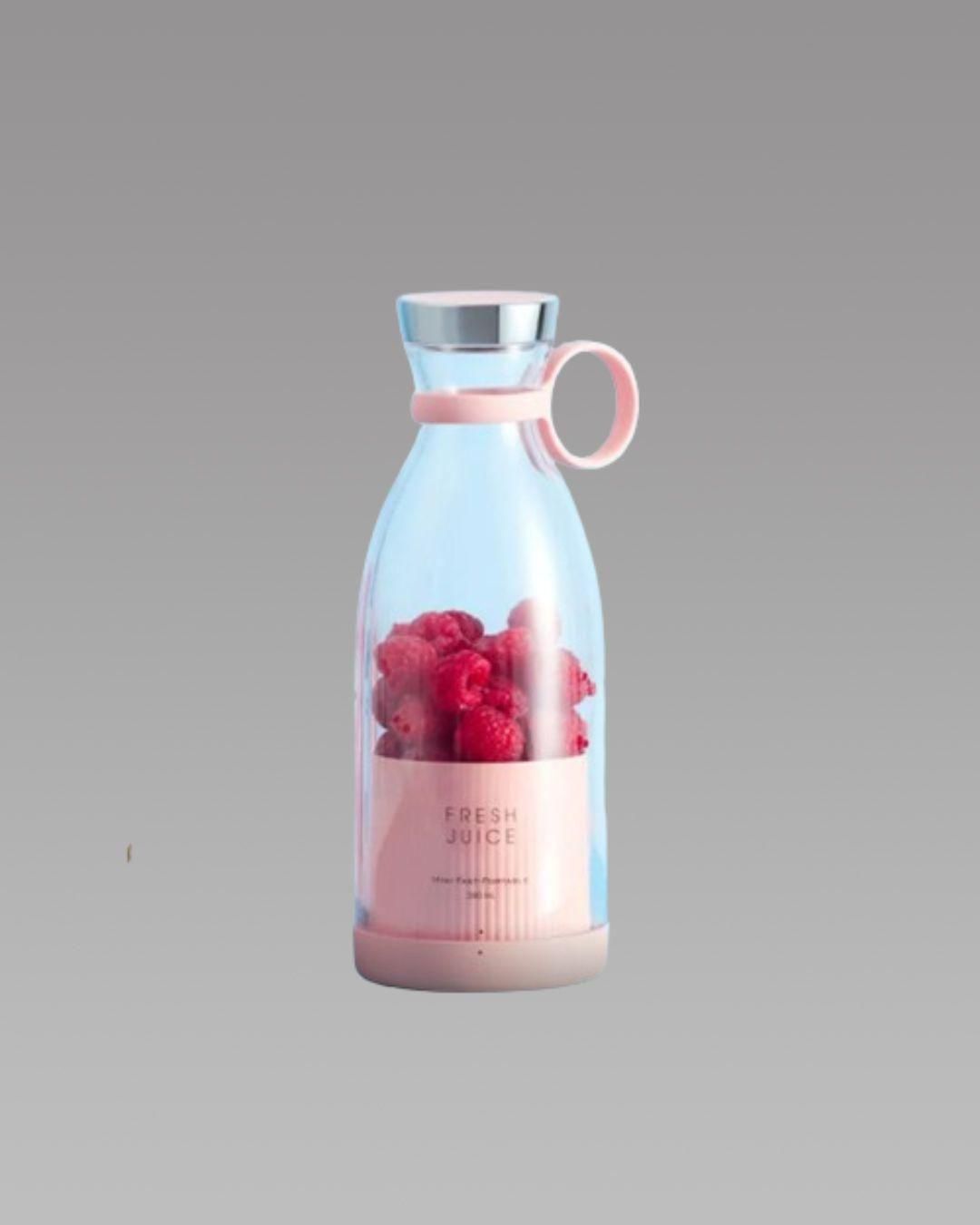 Portable Electric Mini Juicer Bottle — Wireless Personal Blender for Smoothies & Shakes (4-Blade Power)
