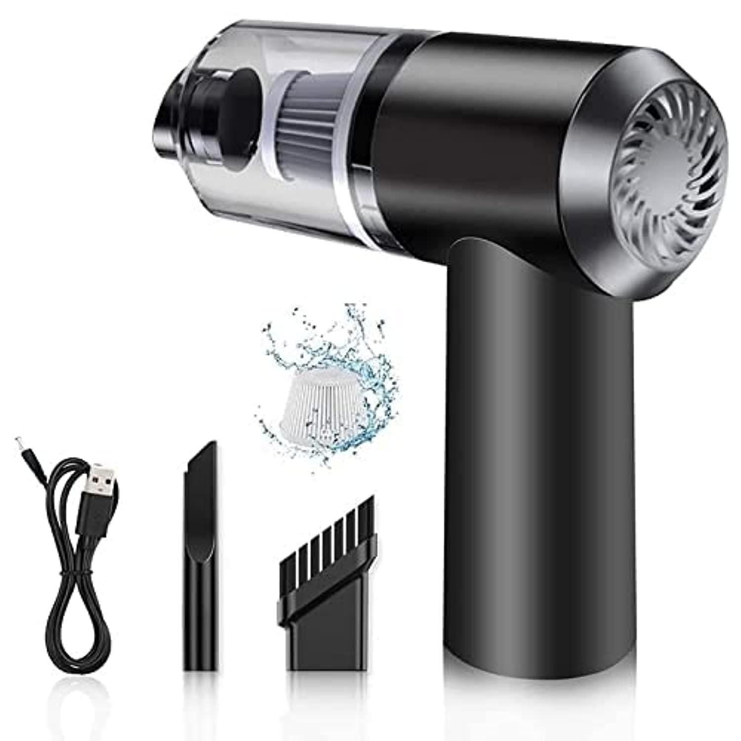 Portable Air Duster & Wireless Vacuum Cleaner — Powerful Cordless Cleaning for Home, Car & Gadgets